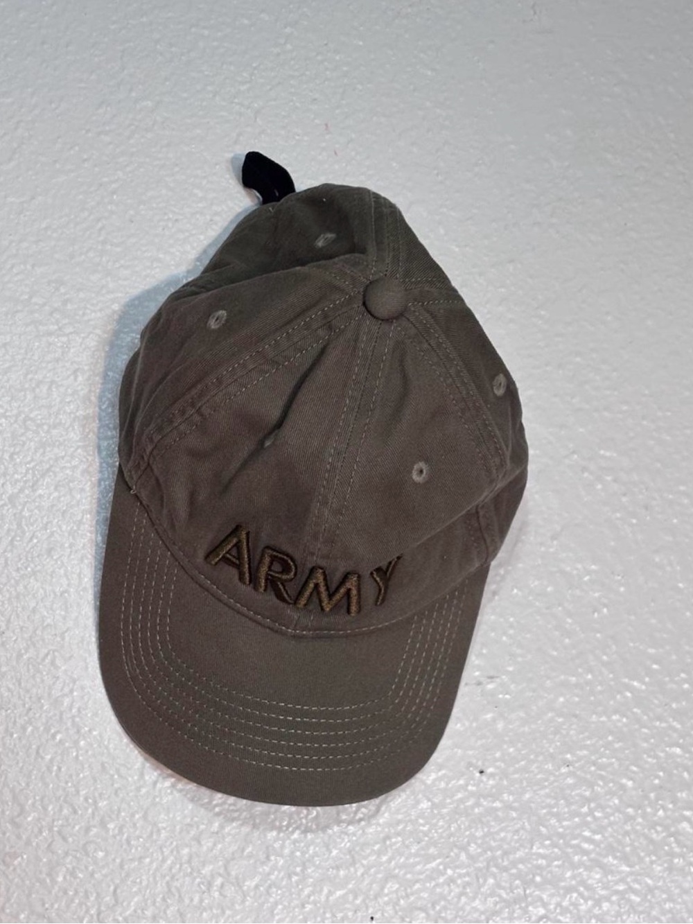 Lucky Brand Kids 'ARMY' Embroidered Baseball Cap - Olive Green